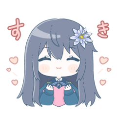 月雪冬華の日常スタンプ