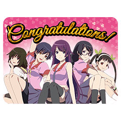 「スマスロ 化物語」のスタンプ