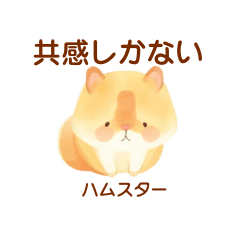 共感しかないハムスター