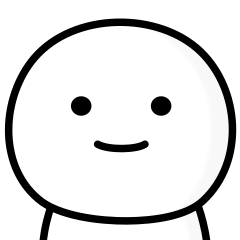 可もなく不可もないスタンプです。表情