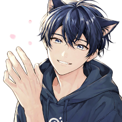 クールなねこくんスタンプ