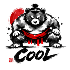 和風動物スタンプ