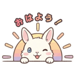 おとさん家のシロモフうさぎさん