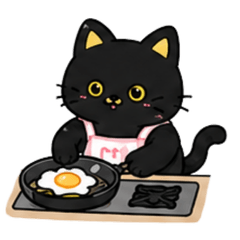 Cute Black Cat No text for Cat lover