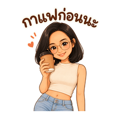 Chill Cafe Girl