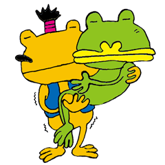 とのさまガエルとがまガエル