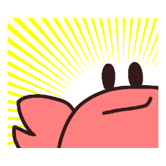 関西弁混じりの元気なカニ