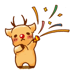 頑張るトナカイ