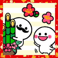 白くて丸い仲間たち♡ましゅまる&ひげ丸