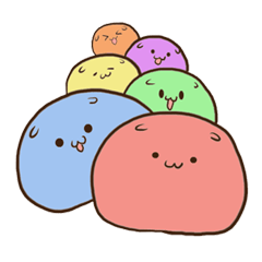 ゆるく丸い物体