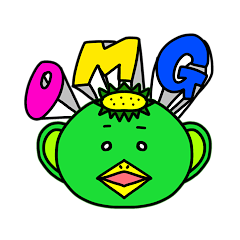 ポップなカッパスタンプ