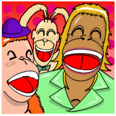 愛のオランウータン親子