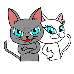 イケメン猫「レオ」とわがまま猫「エリカ」