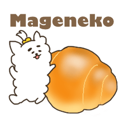 パンとまげネコ