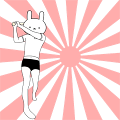 激しく動く野球好きの為のスタンプ