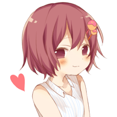 赤髪の関西弁女子