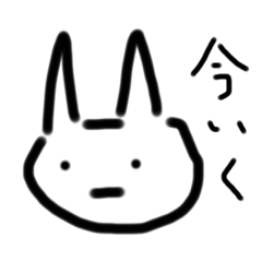 頑張って描いた猫のスタンプ1