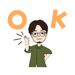 和&綾のスタンプ