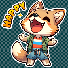 ジャッカルのハッピーライフスタンプ