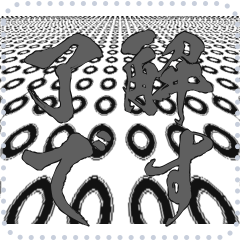 日本の和柄 メッセージ スタンプ E152