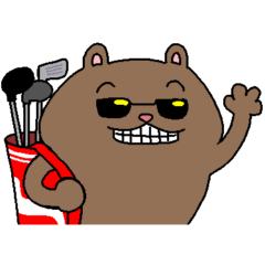 クマとコトリ★ゴルフver.