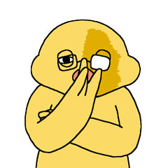 二つ顔のサラリーマンアヒル (KR&JP)