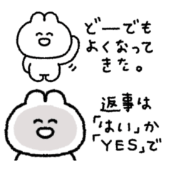 顔しか笑ってないうさぎ 5匹目