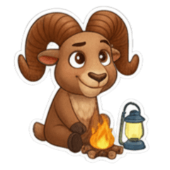 brown goat Dailylife#1