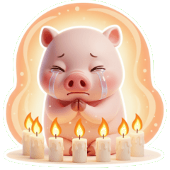 カエルファミリーの厄除け祈願