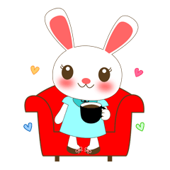 女子うさぎの日常会話