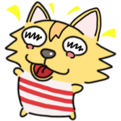 チワワ犬プリンの癒しの生活スタンプ