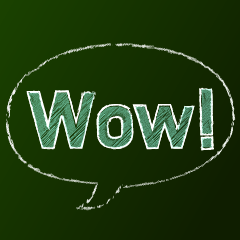 黒板の吹き出し