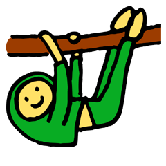 人科　ナマケモノ