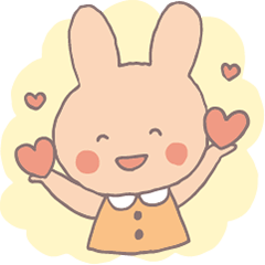 きなこのにっこりスタンプ