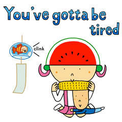 キティとジャックの英語スタンプ 5