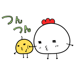 日常のにわとりひよこ