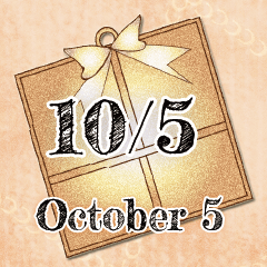 10月5日記念日BIGスタンプ
