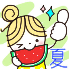 楽に使える日常スタンプ【夏ver/２】✿