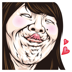 愛をこめて変顔を