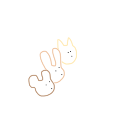 かわいいくまねこうさぎ