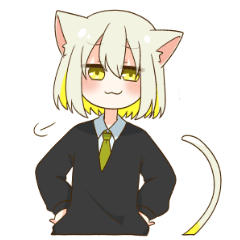 マイペース猫娘ちゃんスタンプ