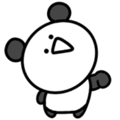 治安の悪いシュールなミニパンダ