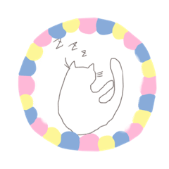 力の入っていない、猫シリーズ