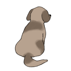 うちのもかちゃんスタンプ