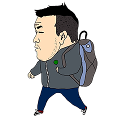 石井慧来日記念スタンプ