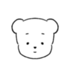 しっかりまゆげのしろくま