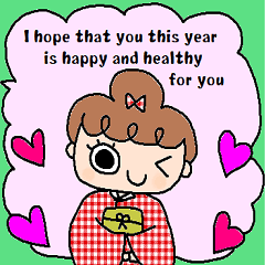 かわいい英語スタンプ307