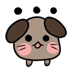 手描き感半端ない: いぬ