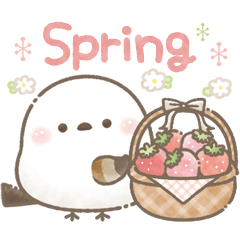 春色♡もちっと！シマエナガさん。