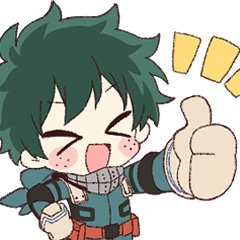 動く！ヒロアカスタンプ